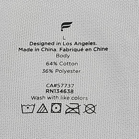 Fabletics NWT Men's The Dash Polo in White Size L - Picture 5 of 8